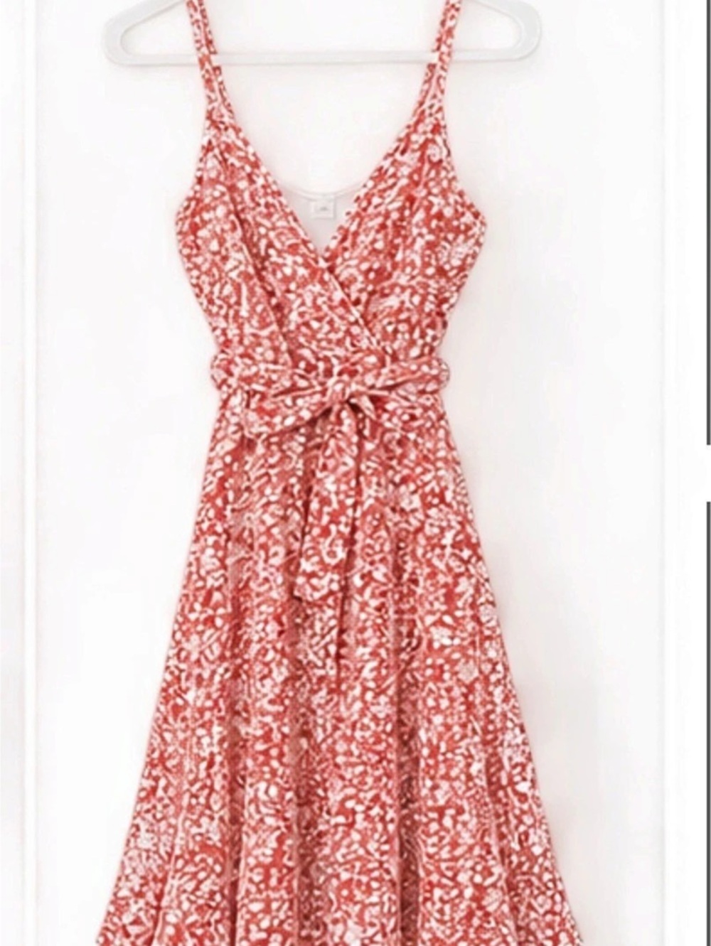 Hello Dolly Red & White Floral Mini Dress